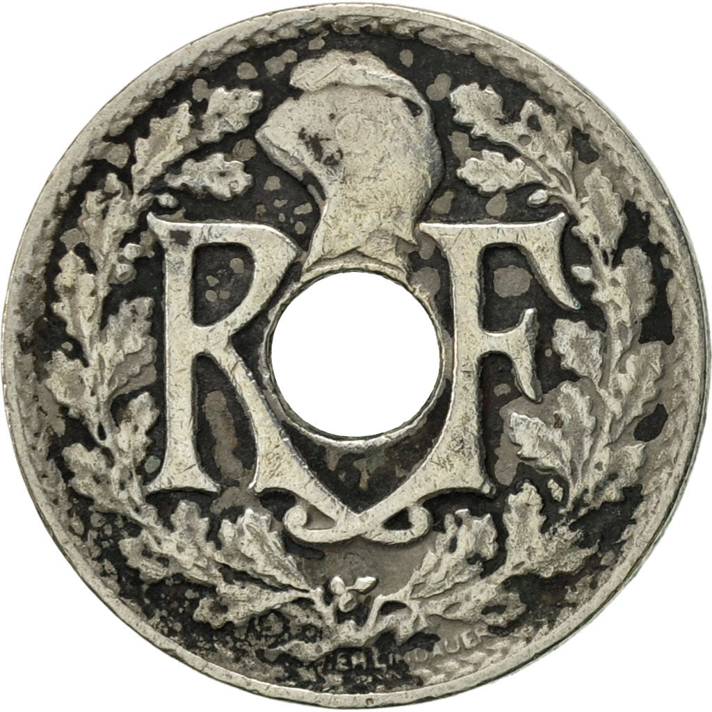 Coin, France, Lindauer, 5 Centimes, 1920, Paris, EF(40-45), Copper-nickel