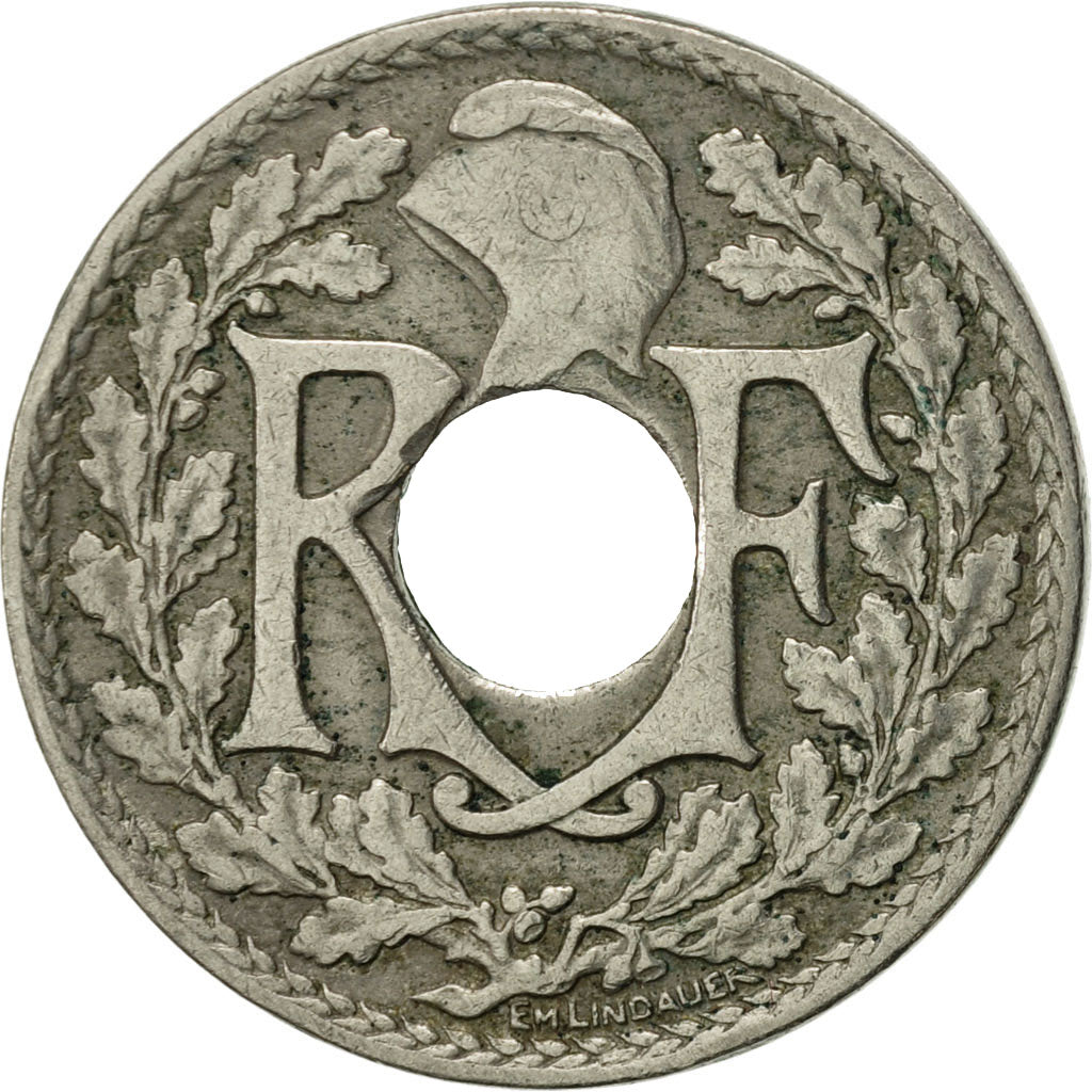 Coin, France, Lindauer, 10 Centimes, 1924, Poissy, EF(40-45), Copper-nickel