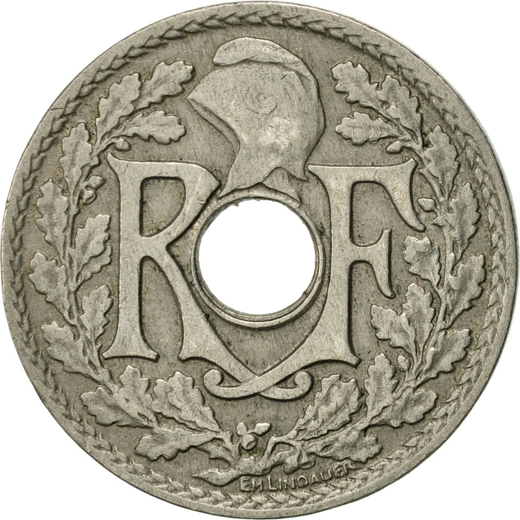 Coin, France, Lindauer, 10 Centimes, 1920, Paris, EF(40-45), Copper-nickel