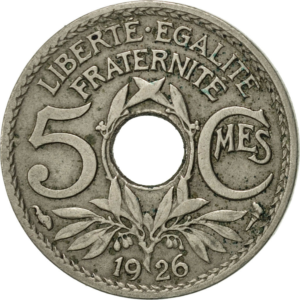 Münze, Frankreich, Lindauer, 5 Centimes, 1926, Paris, SS, Copper-nickel
