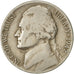 United States, Jefferson Nickel, 5 Cents, 1942, U.S. Mint, Philadelphia