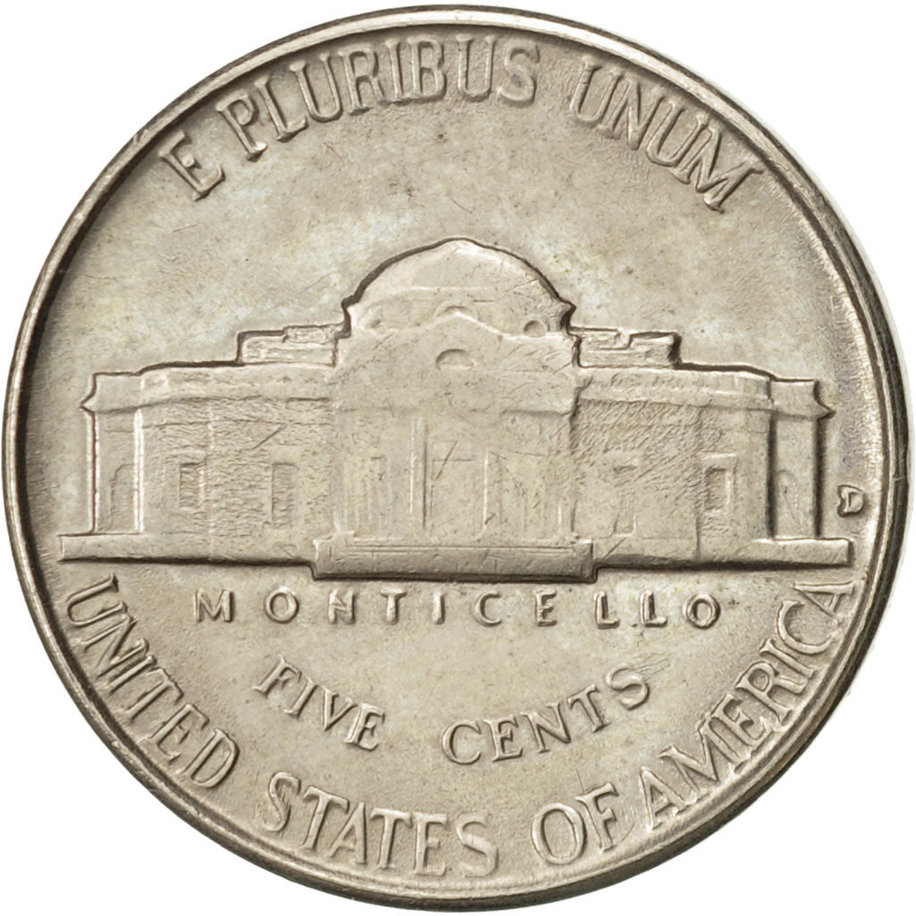 Vereinigte Staaten, Jefferson Nickel, 5 Cents, 1955, U.S. Mint, Philadelphia