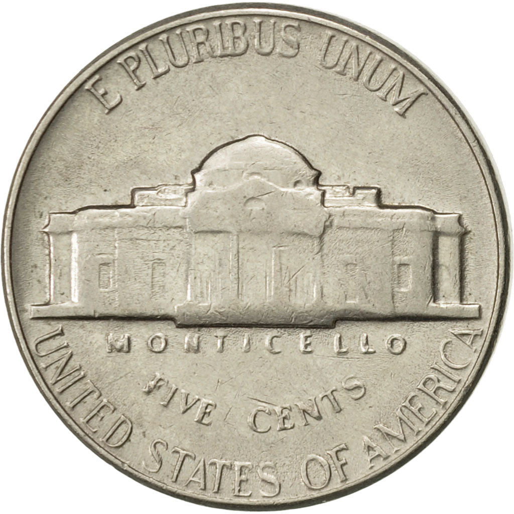 United States, Jefferson Nickel, 5 Cents, 1968, U.S. Mint, San Francisco