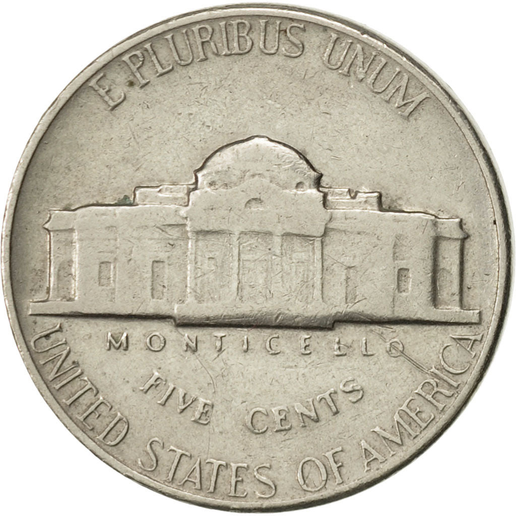 Munten, Verenigde Staten, Jefferson Nickel, 5 Cents, 1968, U.S. Mint, Denver
