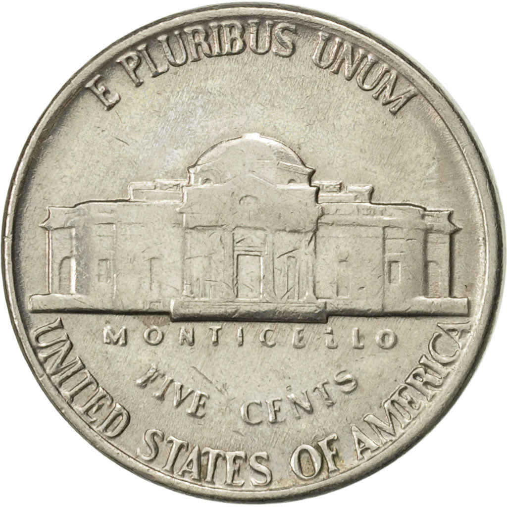 Coin, United States, Jefferson Nickel, 5 Cents, 1979, U.S. Mint, Philadelphia