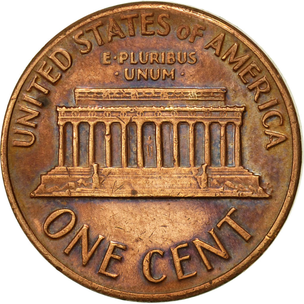 Coin, United States, Lincoln Cent, Cent, 1971, U.S. Mint, Denver, EF(40-45)