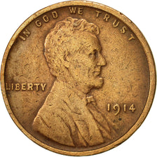 United States, Lincoln Cent, Cent, 1914, U.S. Mint, Philadelphia, AU(50-53)