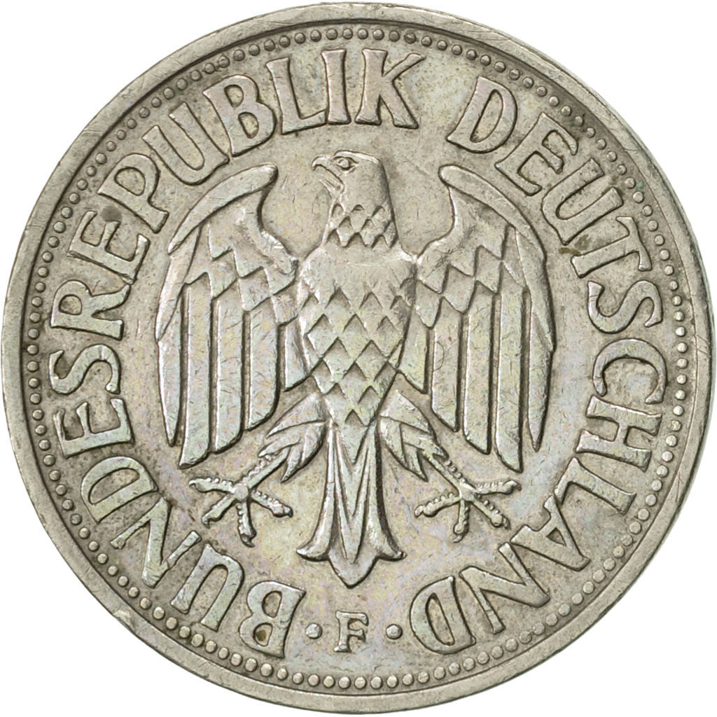 Coin, GERMANY - FEDERAL REPUBLIC, Mark, 1954, Stuttgart, AU(55-58)