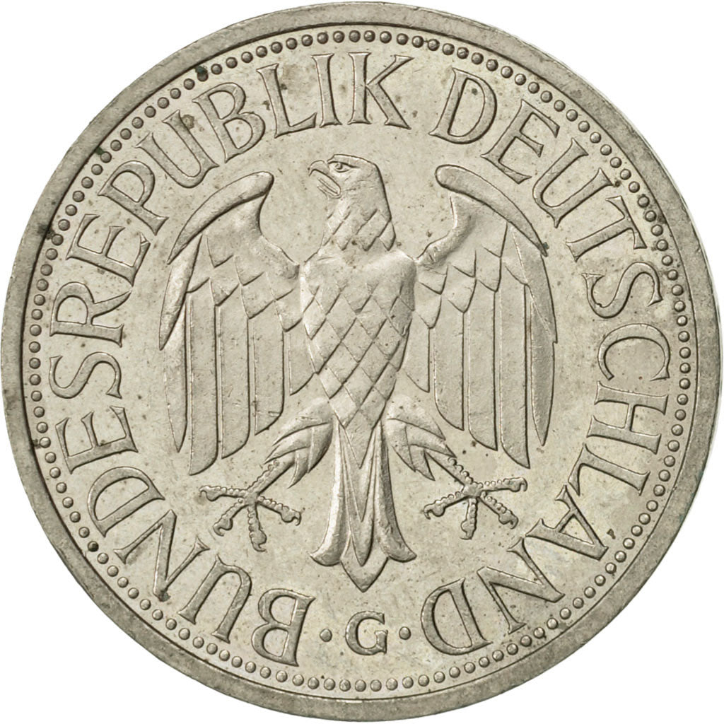 Coin, GERMANY - FEDERAL REPUBLIC, Mark, 1985, Karlsruhe, AU(55-58)