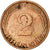 Coin, GERMANY - FEDERAL REPUBLIC, 2 Pfennig, 1974, Karlsruhe, AU(55-58), Copper