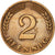 Coin, GERMANY - FEDERAL REPUBLIC, 2 Pfennig, 1966, Munich, AU(50-53), Bronze
