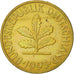 Coin, GERMANY - FEDERAL REPUBLIC, 10 Pfennig, 1993, Munich, AU(55-58), Brass