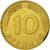 Coin, GERMANY - FEDERAL REPUBLIC, 10 Pfennig, 1993, Hambourg, AU(55-58), Brass