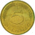 Coin, GERMANY - FEDERAL REPUBLIC, 5 Pfennig, 1991, Karlsruhe, AU(55-58), Brass