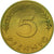 Monnaie, République fédérale allemande, 5 Pfennig, 1969, Stuttgart, TTB+