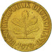 Coin, GERMANY - FEDERAL REPUBLIC, 5 Pfennig, 1970, Karlsruhe, AU(50-53), Brass