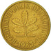 Coin, GERMANY - FEDERAL REPUBLIC, 5 Pfennig, 1983, Munich, AU(55-58), Brass Clad