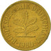 Munten, Federale Duitse Republiek, 5 Pfennig, 1980, Munich, PR, Brass Clad