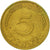 Münze, Bundesrepublik Deutschland, 5 Pfennig, 1980, Munich, VZ, Brass Clad