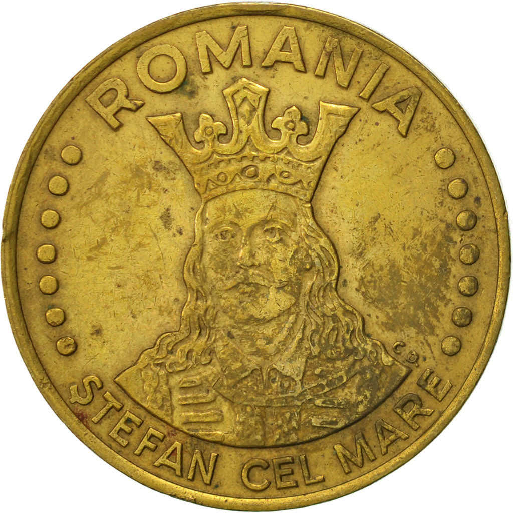 Romania, 20 Lei, 1992, EF(40-45), Brass Clad Steel, KM:109