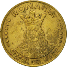 Romania, 20 Lei, 1992, EF(40-45), Brass Clad Steel, KM:109