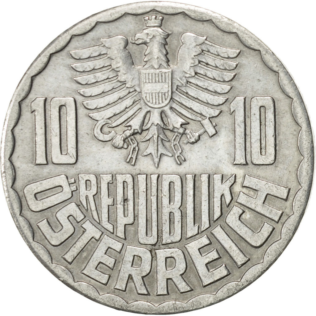 Monnaie, Autriche, 10 Groschen, 1970, Vienna, SUP, Aluminium, KM:2878