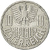 Coin, Austria, 10 Groschen, 1967, Vienna, AU(55-58), Aluminum, KM:2878