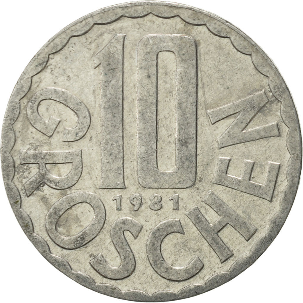 Monnaie, Autriche, 10 Groschen, 1981, Vienna, SUP, Aluminium, KM:2878
