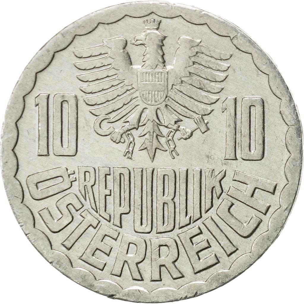 Monnaie, Autriche, 10 Groschen, 1987, Vienna, SUP, Aluminium, KM:2878