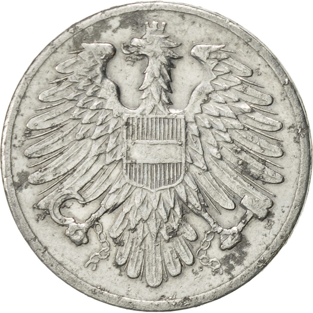 Coin, Austria, 2 Groschen, 1957, AU(55-58), Aluminum, KM:2876