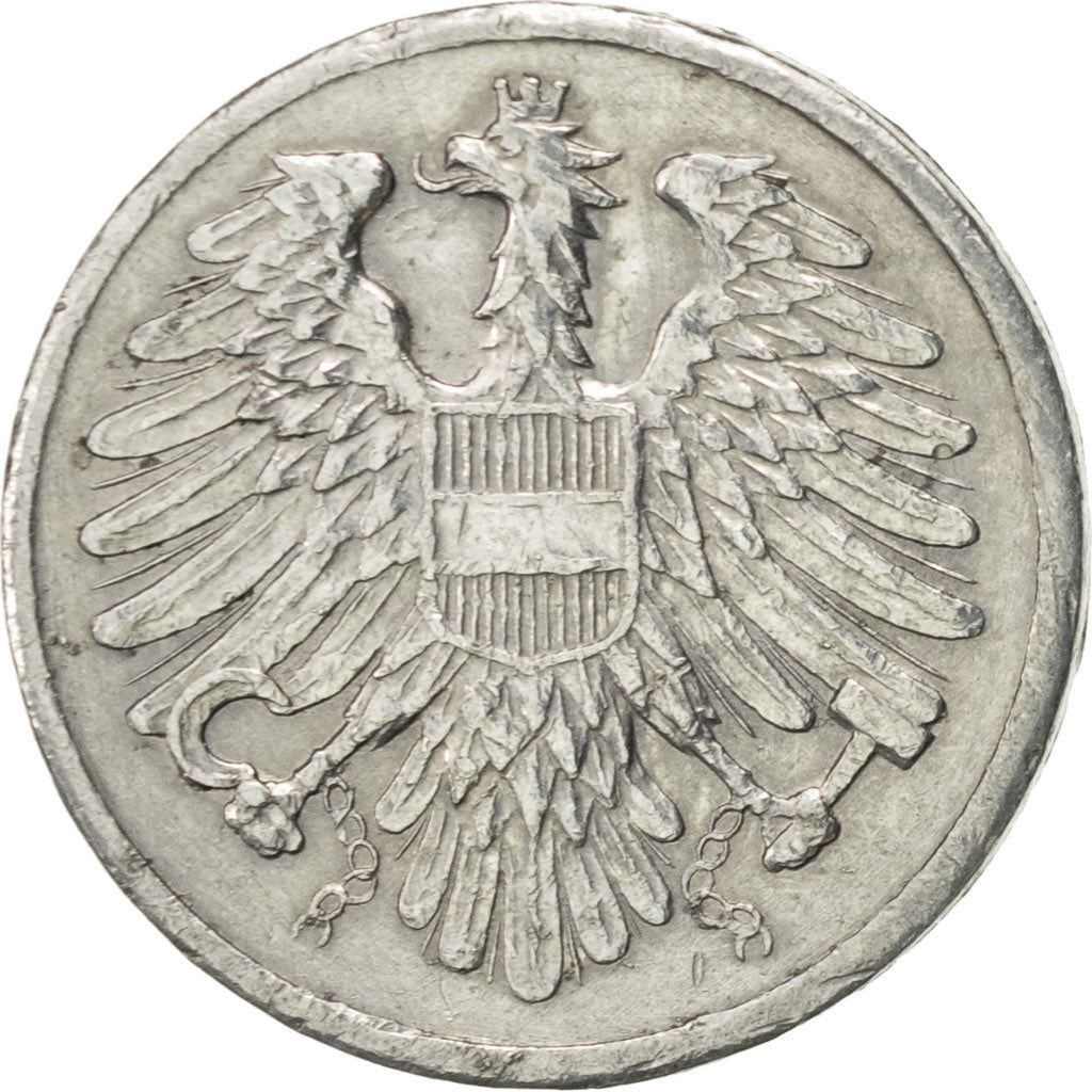 Coin, Austria, 2 Groschen, 1965, AU(55-58), Aluminum, KM:2876