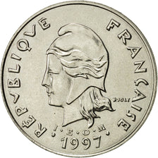 Coin, New Caledonia, 50 Francs, 1997, Paris, AU(55-58), Nickel, KM:13
