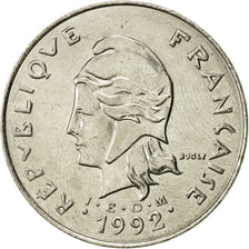 New Caledonia, 50 Francs, 1992, Paris, AU(55-58), Nickel, KM:13