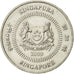 Coin, Singapore, 50 Cents, 2009, Singapore Mint, AU(55-58), Copper-nickel