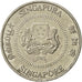Coin, Singapore, 50 Cents, 1991, British Royal Mint, AU(55-58), Copper-nickel