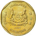 Singapore, Dollar, 1997, Singapore Mint, AU(55-58), Aluminum-Bronze, KM:103