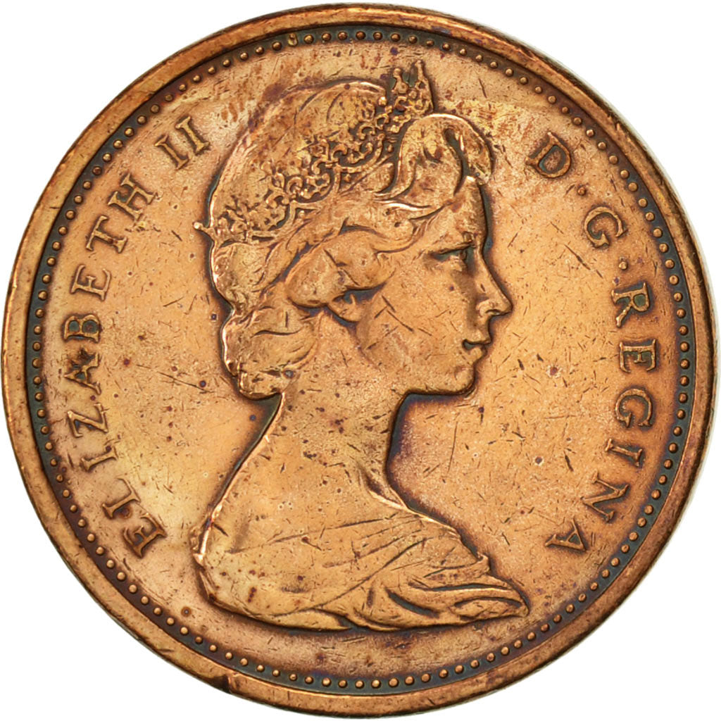Coin, Canada, Elizabeth II, Cent, 1967, Royal Canadian Mint, Ottawa, EF(40-45)