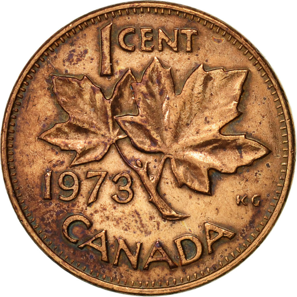Coin, Canada, Elizabeth II, Cent, 1973, Royal Canadian Mint, Ottawa, EF(40-45)