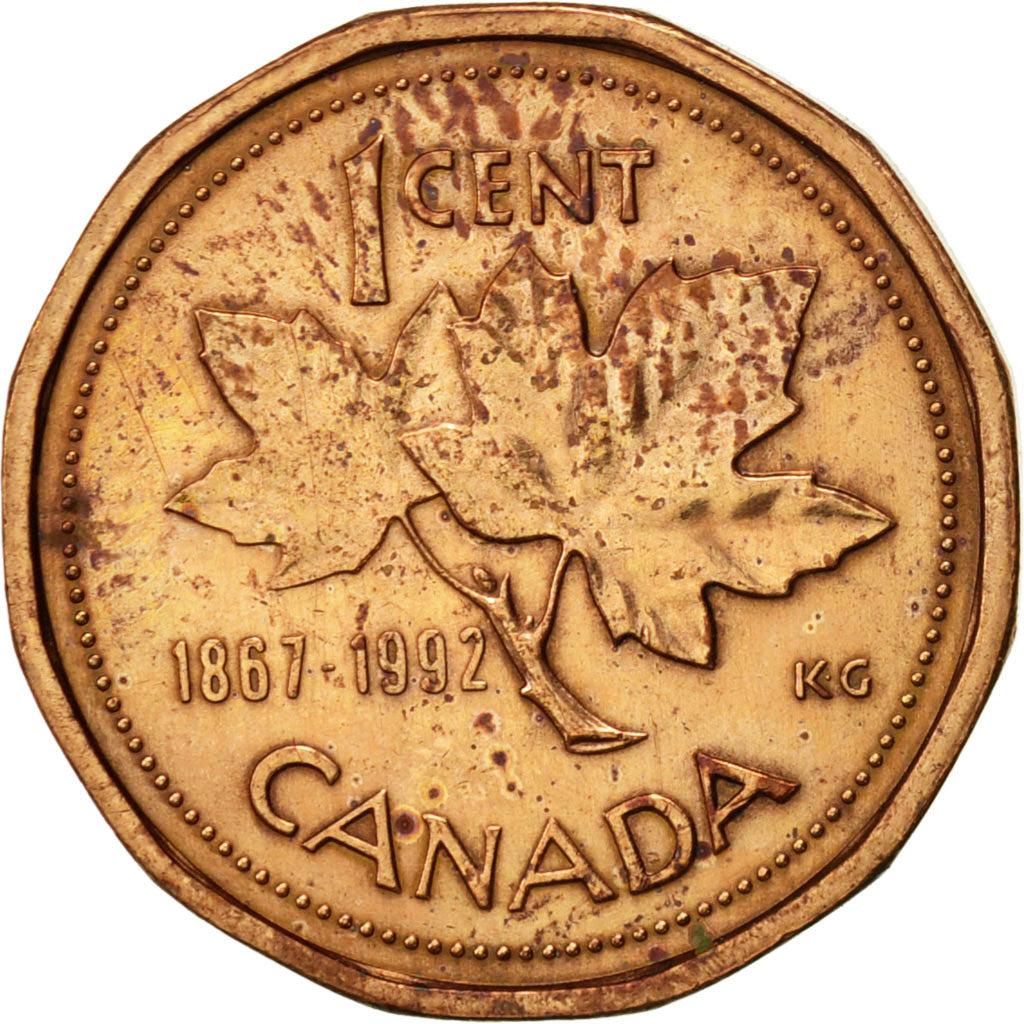 Coin, Canada, Elizabeth II, Cent, 1992, Royal Canadian Mint, Ottawa, AU(50-53)
