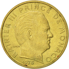 Coin, Monaco, Rainier III, 10 Centimes, 1978, AU(55-58), Aluminum-Bronze