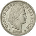 Coin, Switzerland, 20 Rappen, 1989, Bern, AU(55-58), Copper-nickel, KM:29a