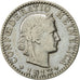 Coin, Switzerland, 20 Rappen, 1912, Bern, EF(40-45), Nickel, KM:29