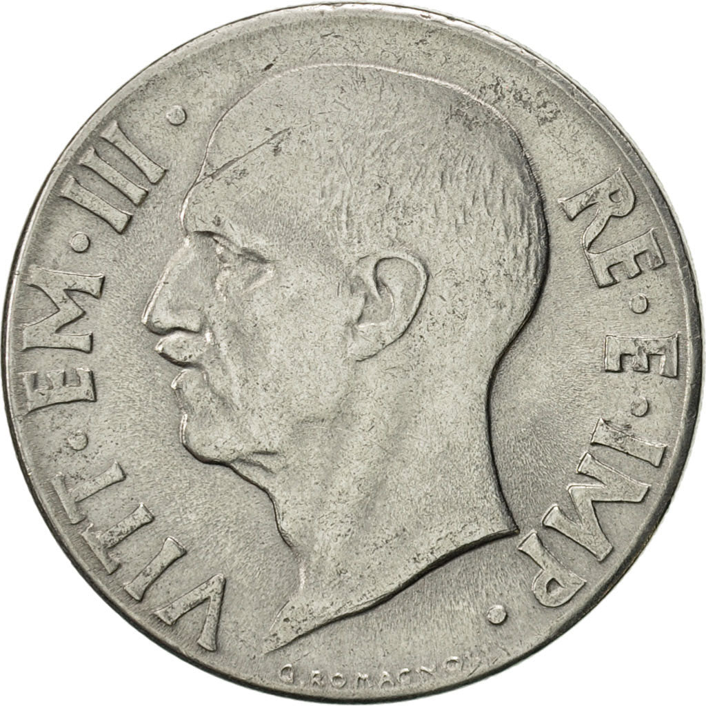 Coin, Italy, Vittorio Emanuele III, 20 Centesimi, 1943, Rome, AU(55-58)