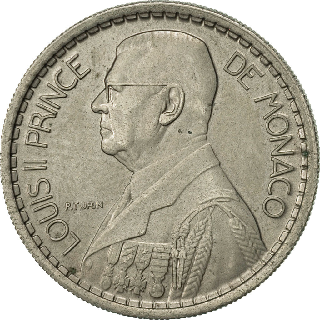 Moneta, Monaco, Louis II, 10 Francs, 1946, Poissy, SPL-, Rame-nichel, KM:123
