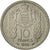 Munten, Monaco, Louis II, 10 Francs, 1946, Poissy, PR, Copper-nickel, KM:123