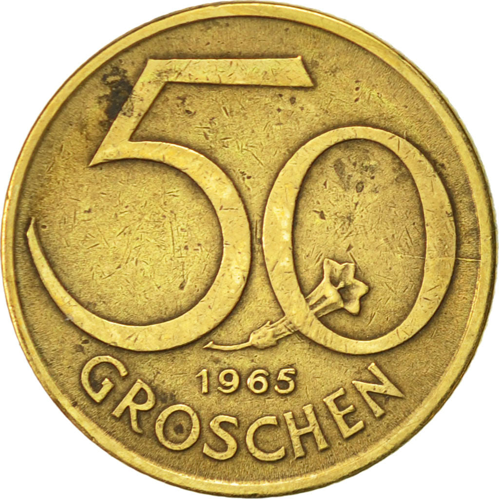 Monnaie, Autriche, 50 Groschen, 1965, TTB+, Aluminum-Bronze, KM:2885