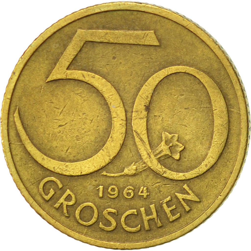 Monnaie, Autriche, 50 Groschen, 1964, TTB+, Aluminum-Bronze, KM:2885