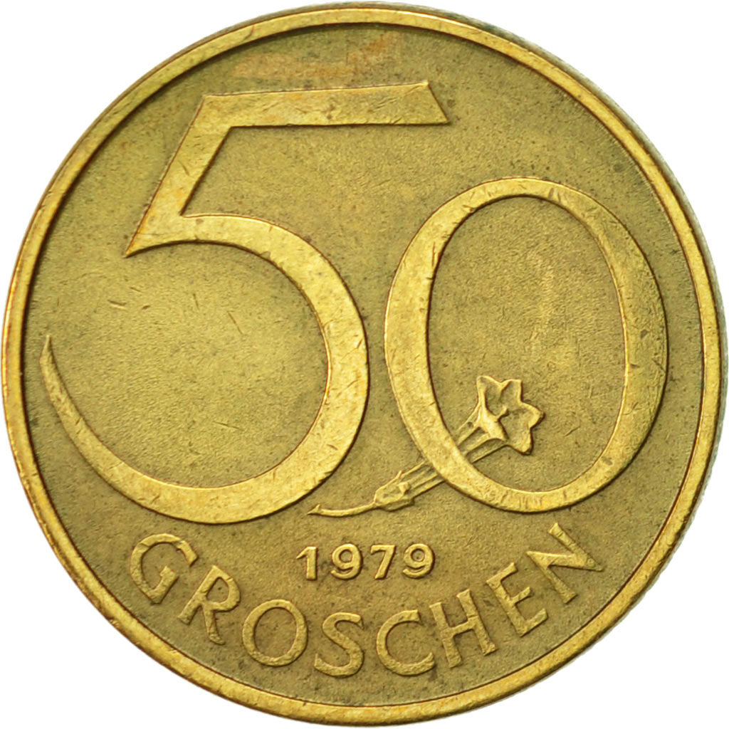 Monnaie, Autriche, 50 Groschen, 1979, TTB+, Aluminum-Bronze, KM:2885