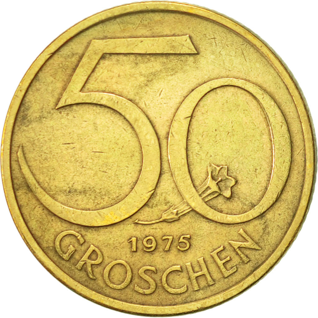 Monnaie, Autriche, 50 Groschen, 1975, TTB+, Aluminum-Bronze, KM:2885