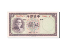 Billete, 5 Yüan, 1937, China, SC+